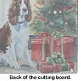 thumbnail image 4 of Welsh Springer Spaniel Cozy Christmas Glass Cutting Board Large 12 in x 15 in, 4 of 5