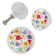 thumbnail image 2 of 4 Pcs Elephant Knobs for Kitchen Cabinet Cupboard Dresser Bookcase Drawer Pulls Handles Round Home Decor, 2 of 5