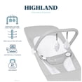 thumbnail image 3 of Baby Delight Highland Portable Baby Bouncer, 3-Position, Infants 0-6 Months, Pebble Grey (Unisex), 3 of 9
