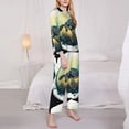 thumbnail image 2 of Bingfone Womens Pajama Sets Watercolor Turtle3 Print,Long Sleeve Loungewear Pajamas Set-Large, 2 of 8