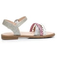 thumbnail image 5 of Blikcon Kids Girls Summer Sandals Strappy Comfort Soft Flat Sandal (Toddler/Little Kid), 5 of 8