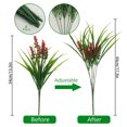 thumbnail image 3 of LCXmlly Fake Plant Realistic Looking Vibrant Color Non Withering Simulation Lavender Fake Plants Easy Maintenance Artificial Greenery Plants 6Pcs, 3 of 9