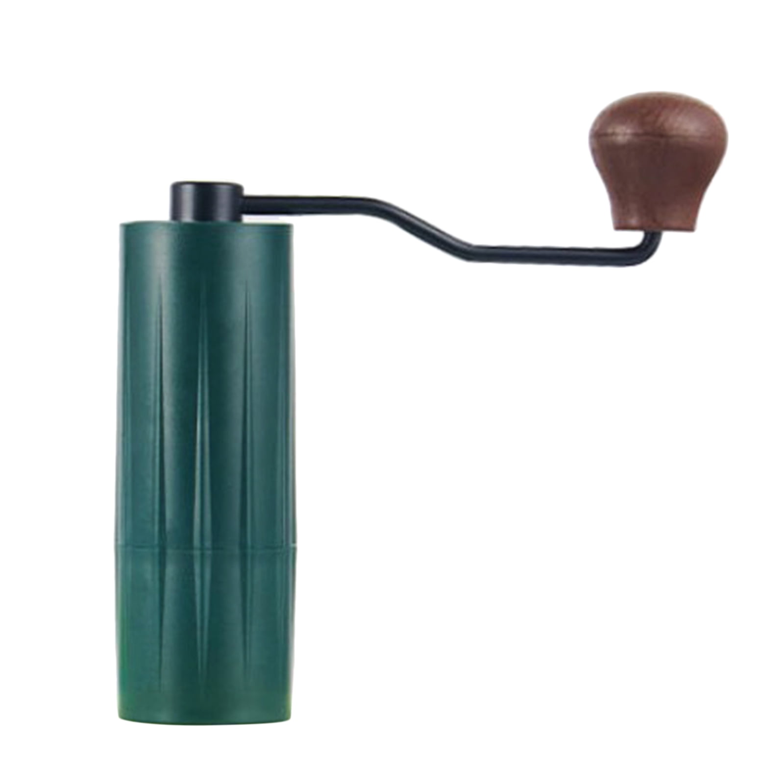 Fiocias Mini Manual Coffee Bean Hand Grinder Machine Stainless Steel Burr Green