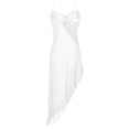 thumbnail image 4 of Women's Nightgowns & Sleepshirts Mesh Pajamas Suspender Pajamas Home Clothing Sleepwear White S, 4 of 9