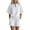White, variant on Bovxnpu Women's 2 Piece Outfits V Neck Short Sleeve Loose Summer Top Shorts Set