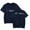 Navy Blue, variant on 2hollis Merch Life Script T-shirts Women Men Clothes Trend Casual Short Sleeve Top