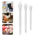 thumbnail image 3 of FESTFENDS 4Sets Silver Handmade Dispensing Spoons Kit for DIY Epoxy Mixing and Stirring Use, 3 of 6