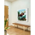 thumbnail image 4 of Marmont Hill "Twig Eater" Painting Print on White Wood, 4 of 5