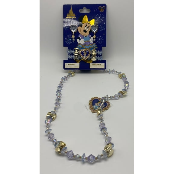 Disney Parks WDW 50th Magical Celebration Minnie Costume Jewelry Set New w Tag