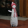 thumbnail image 2 of Northlight 17.5" Glitter Snowman with Penguins Christmas Table Top Decoration, 2 of 2