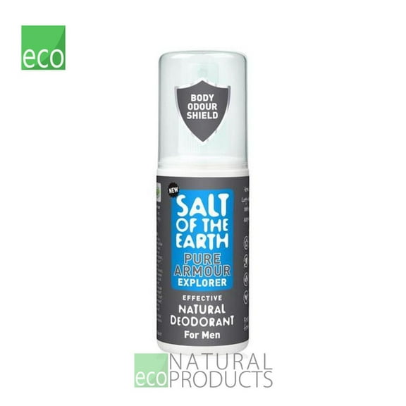 Salt of the Earth Natural Deodorant Spray for Men Pure Armour Explorer 100ml