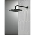thumbnail image 3 of Delta 52841-BL 1.75 GPM Universal 8" Wide Single Function Shower Head - Black, 3 of 7