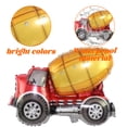 thumbnail image 3 of Globo de película de aluminio para transporte, camión de bomberos, camión de ingeniería, avión, decoración de fiesta de cumpleaños para niño, globo de coche, 3 of 5