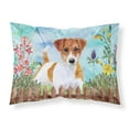 thumbnail image 1 of Carolines Treasures CK1251PILLOWCASE Jack Russell Terrier Spring Fabric Standard Pillowcase, 1 of 2