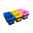 thumbnail image 3 of Bandeja para macetas de , bandeja para plantar, ligera, práctica con maceta para plantas, soporte para transporte, soporte para macetas pequeñas 6 celdas, 3 of 8