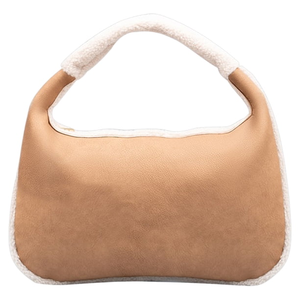 Bolso Hobo Hombro Mujer Cuero PU Color Sólido Con para El Viajes Compras