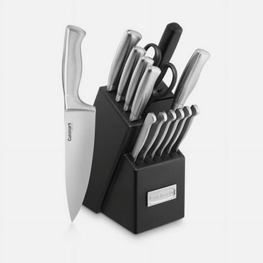 Cuisinart Hollow Handle Stainless Steel 15 Piece Knife Block Set