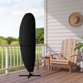 thumbnail image 3 of Lcogd 420D Waterproof Patio Umbrella Cover 8'-12', Outdoor Dustproof Universal Umbrella Cover with Support Rods, 3 of 7