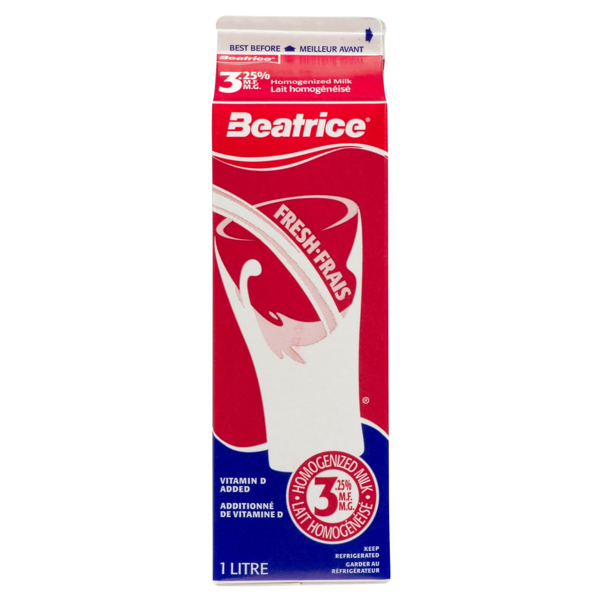 Lait Homo Beatrice 1lt
