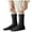 Black, variant on Women Slipper Socks Solid Color Non Coral Stockings Winter Thermal Cozy Feet Mid Tube Socks Home Sleeping Gifts,Purple