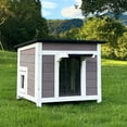 thumbnail image 6 of Outdoor Cat House Feral Cat Enclosure for Small Cat Dog Shelter, 6 of 10
