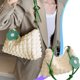 thumbnail image 5 of Bolso Bandolera Plegable de Tela Suave para Mujer - Bolso Tote Ajustable Tipo Bandolera para El Trabajo, Viajes y Playa, 5 of 7