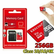 Micro SD Card 256GB Memory Cards 256GB Micro SD Memory Card Class 10 Fast Speed Mini SD Card for Smartphones/Computer TF Card for Camera/Car Navigation