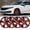 Black Lacquer & Red Lacquer, variant on (Set of 4)16 inch Hubcaps for Honda Civic Sedan 2016-2025,Wheel Rim Hub Cap Replacement,ABS&PC Material,Black Lacquer & Red Lacquer