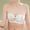 White, variant on asdoklhq Sports Bras for Women,Front Buckle Thin Bra Non-slip Upper Support Big Chest Show Small Invisible Bra Wedding Party Special Glossy Underwear