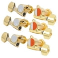 thumbnail image 4 of Acoustic Guitar Pegs, Easy To Install High Performance Guitar Locking Tuners, Alternative Part For Guitar Repair Master Folk Guitar Instrument Lovers Gold, 4 of 8