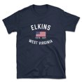 thumbnail image 1 of Elkins West Virginia Patriot Men's Cotton T-Shirt, 1 of 1