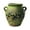 Distressed dark green, variant on U.S.Sourcing Inc. Red Earthen Ware Terracotta Vessel/Planter with Handles - 7.5"x7"