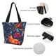 thumbnail image 4 of Fotbe Tropical Flower Bolsa de Playa con Estampado, Bolsa de Hombro, Bolsa de Mano Espaciosa, Bolsa de Viaje Ligera, Bolsa de Compras Versátil, 4 of 6