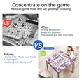 thumbnail image 5 of Decorative Floral Rubber Game Room Cover 31.5x31.5 Inch Mahjong Table Mat Large Size Anti-Slip Grip Noise Dampening for Tiles & Family Games, 5 of 7