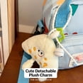 thumbnail image 3 of URSOFINE Heart-Pattern Mini Crossbody Bag with Plush Charm Lightweight Shoulder Bag for Daily Use, 3 of 7