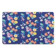 thumbnail image 1 of Flower Bathroom Mat Non Slip Quick Dry Super Absorbent Thin Shower Mat,Modern,Bathroom Rugs Bathroom Matwashablefor Bathroom Living Room Entryway Kitchen Playroom,20x32 Inch, 1 of 5