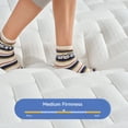 thumbnail image 4 of Queen Size Hybrid Mattress, Z-HOM Classic 10 inch Foam Euro Top Mattress, 5-Zone Pocket Spring Support for Back Pain, Medium Firm, 4 of 11