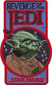 SWPA-CD-24S Star Wars Revenge of the Jedi/Yoda Logo Smaller 4" Patch-USA Mailed 