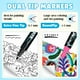 thumbnail image 2 of Marking Pen FUMILE Set de pintura acrílica de doble punta de 60 colores, 2 of 7