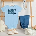 thumbnail image 3 of Cute Daddy's Gaming Buddy Gamer Dad Romper Boys or Girls Infant Baby Brisco Brands 6M, 3 of 6