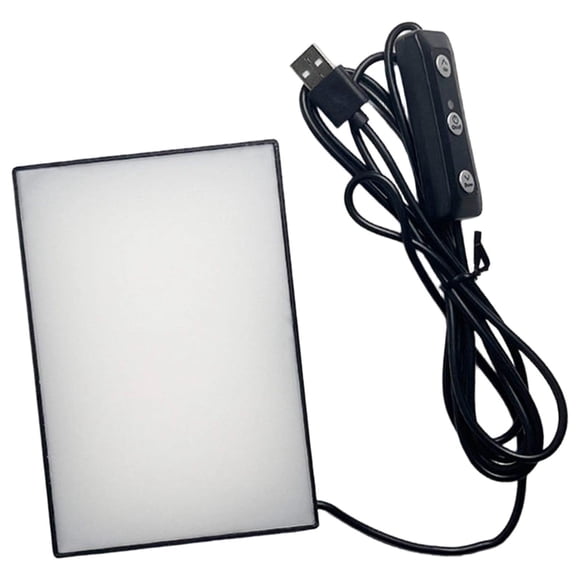 Caja de luz del visor de diapositivas,Visor de diapositivas para fotografía,caja de luz,color preciso,Escáner de almohadilla de luz con 10 niveles de brillo ajustables,Escáner de luz de