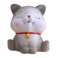 thumbnail image 4 of Estatua de estatuilla de gato, hucha, botella de almacenamiento de regalo para Festival, decoración del hogar, olla de ahorro delicada y encantadora,, 4 of 8