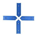 thumbnail image 4 of T Slot Connectors, T Track Connector 4Pcs High Accuracy Easy Assembly  For Cutting Red,Blue,Silver, 4 of 8