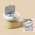 thumbnail image 1 of Dispensador de fórmula para bebés de grado hermético y resistente a la luz para alimentos de gran capacidad, portátil para viajes y almacenamiento de comida seca en la cocina, 1 of 7