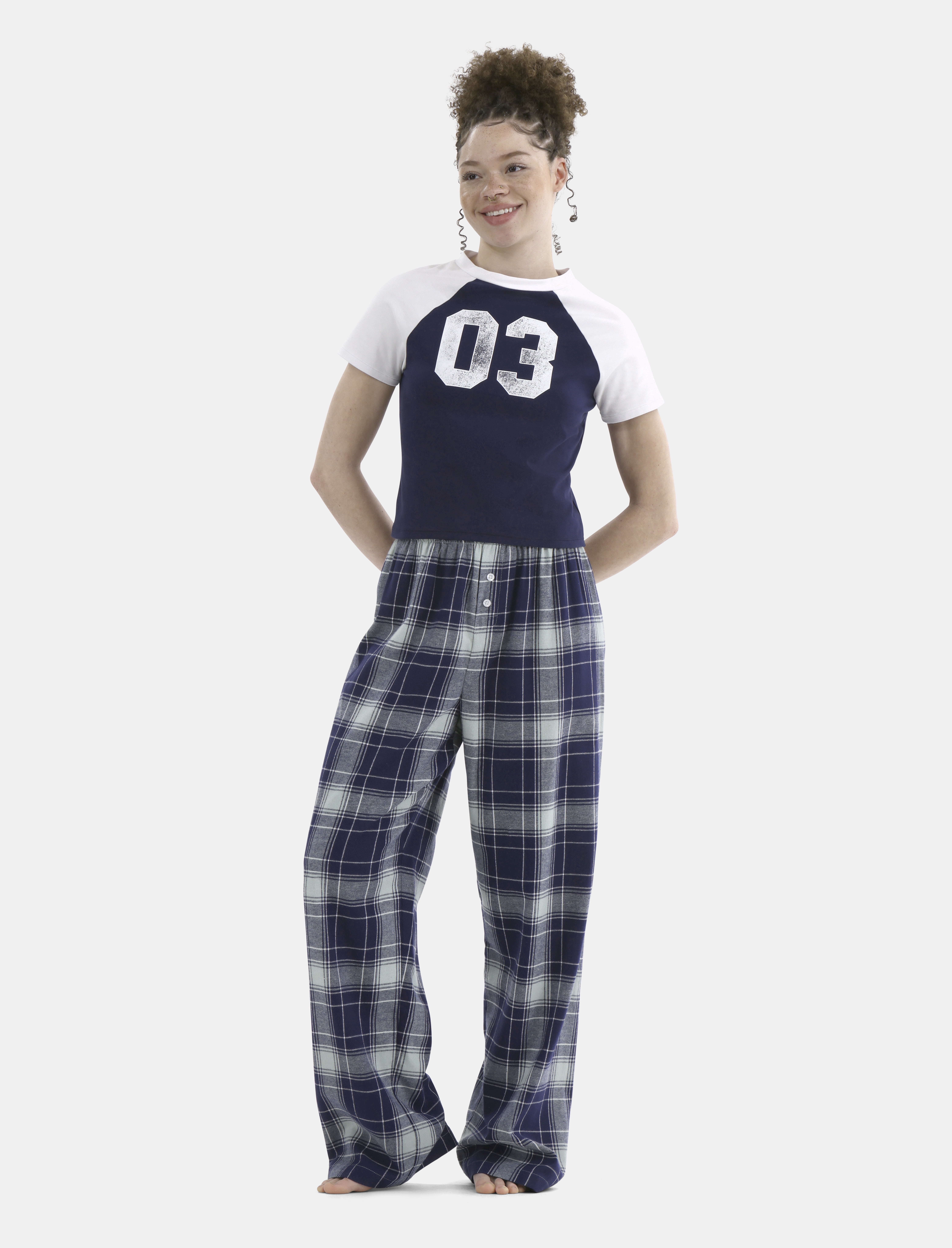 No Boundaries Sleepwear Boxer Pants, Women's