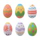thumbnail image 2 of Set Of 6 Easter Egg Hanging Ornaments Creatives Patterned Easter Decorations Suitable For Easter Scene Decoration And General Easter Decorating, 2 of 6