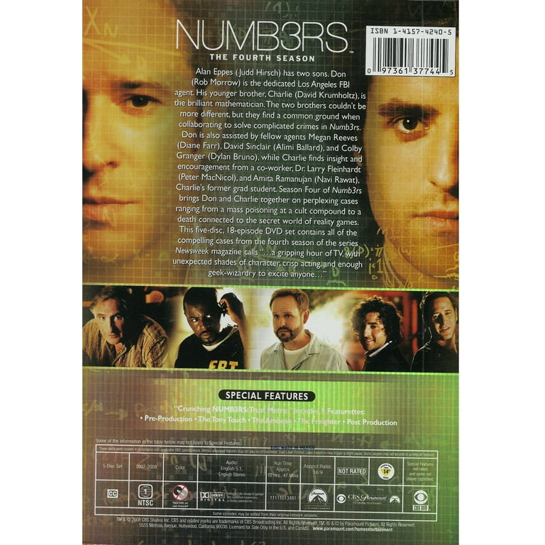 Numbers: The Complete Fourth Season - Walmart.com
