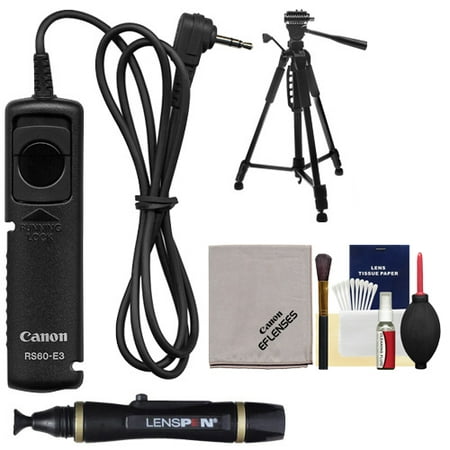 Canon RS-60E3 Remote Switch Shutter Release Cord + Tripod + Accessory Kit EOS 60D, 70D, Rebel T3, T3i, T4i, T5, T5i, T6i, T6s DSLR Camera Canon RS-60E3 Remote Switch Shutter Release Cord + Tripod + Accessory Kit EOS 60D, 70D, Rebel T3, T3i, T4i, T5, T5i, T6i, T6s DSLR Camera