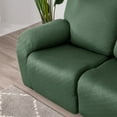 thumbnail image 5 of Super Stretch Recliner Sofa Slipcover with Pocket, 1 2 3 Seater Reclining Cover Non-slip Cats Dogs Furniture Protector Couch Covers-green-1 Seats(4pc), 5 of 7