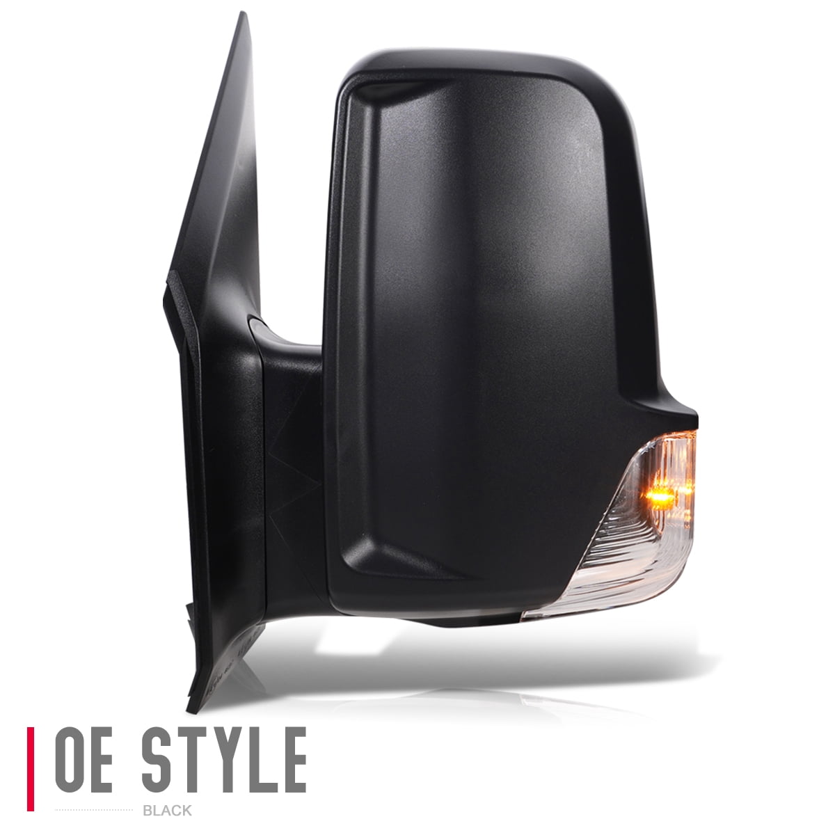 DNA Motoring Manual Signal Driver Left Side View Mirror for 2006-2009 Dodge Sprinter 2500 3500